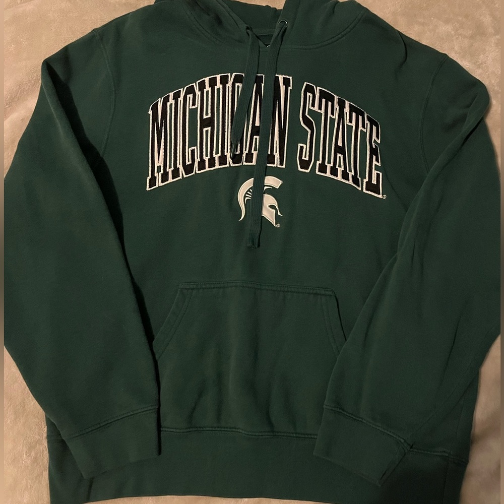 Green Michigan State Hoodie sz L